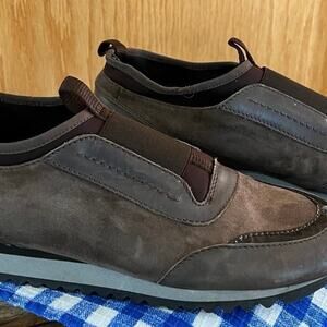 RAPHAEL brown soft leather and suede, women's size 8-8.5